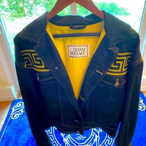 Rare Vintage Gianni Versace Jean Jacket